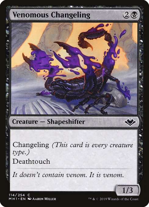 Venomous Changeling [Foil]