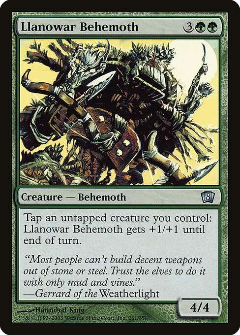 Llanowar Behemoth [Foil]