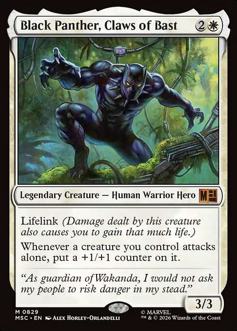 Black Panther, Claws of Bast [Foil]
