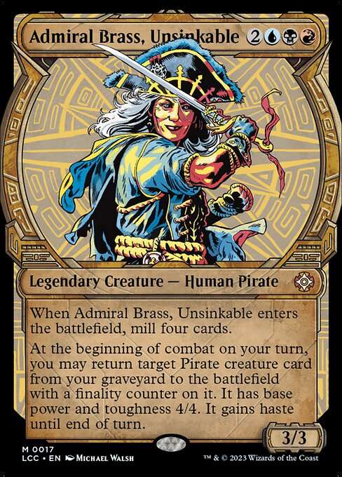 Admiral Brass, Unsinkable [Foil]