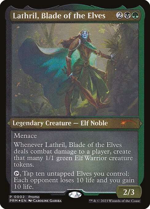 Lathril, Blade of the Elves [Etched]