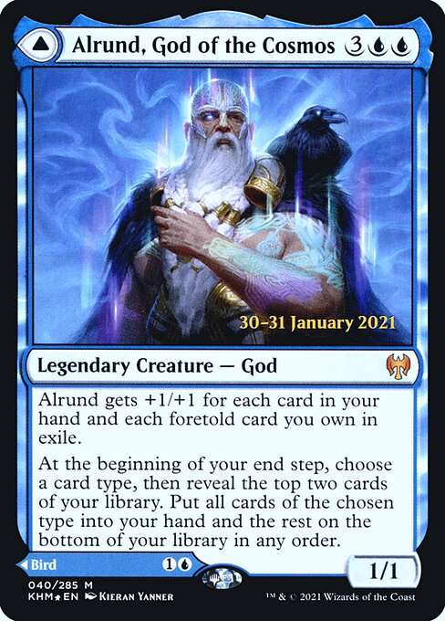 Alrund, God of the Cosmos // Hakka, Whispering Raven [Foil]