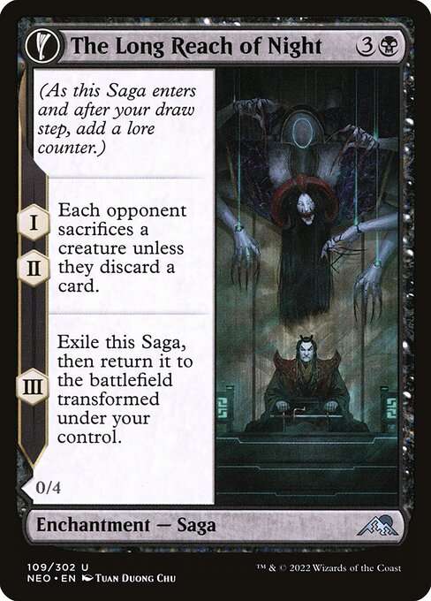 The Long Reach of Night // Animus of Night's Reach [Foil]