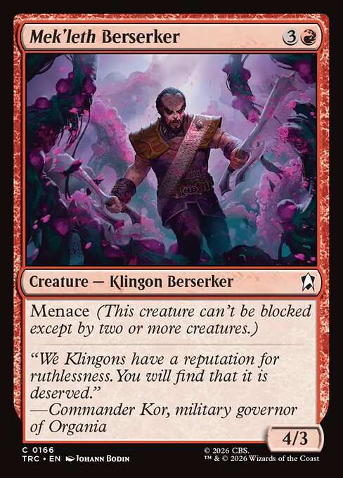 Mek'leth Berserker [Foil]