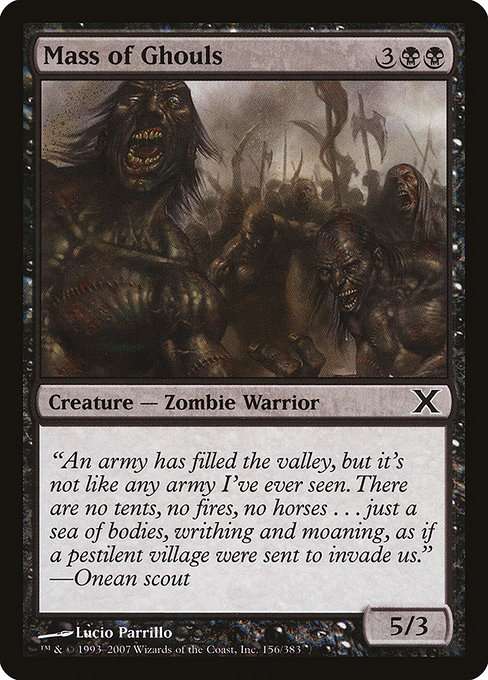 Mass of Ghouls [Foil]
