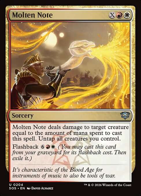 Molten Note [Foil]