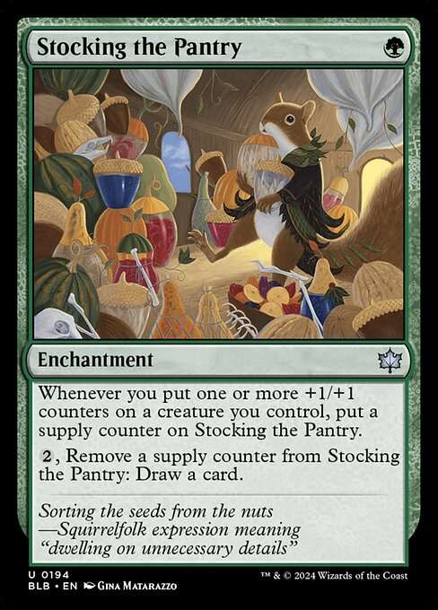 Stocking the Pantry [Foil]