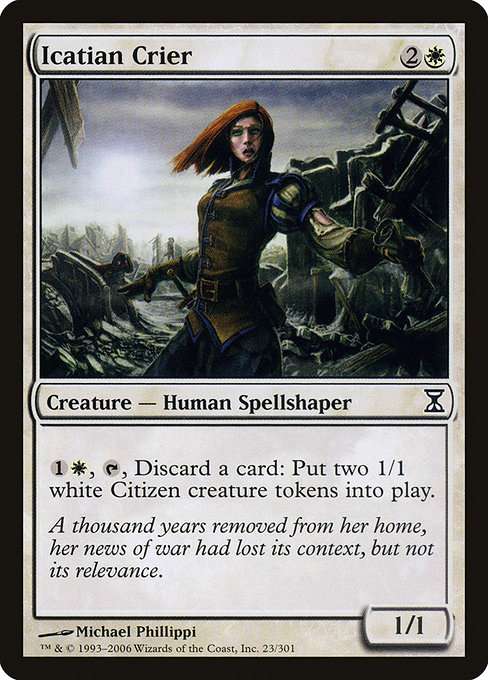 Icatian Crier [Foil]