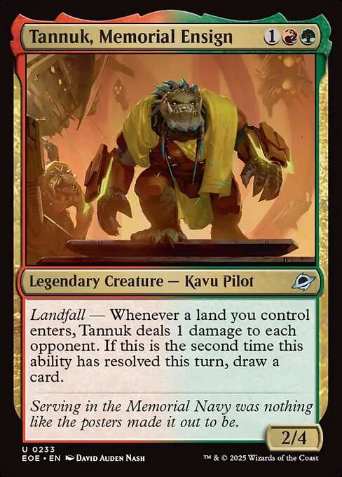 Tannuk, Memorial Ensign [Foil]