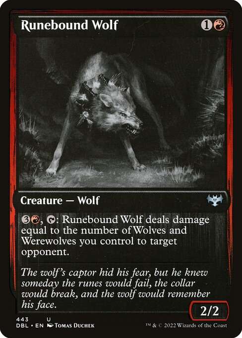 Runebound Wolf [Foil]