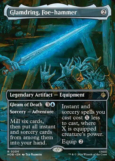 Glamdring, Foe-hammer // Gleam of Death [Foil]
