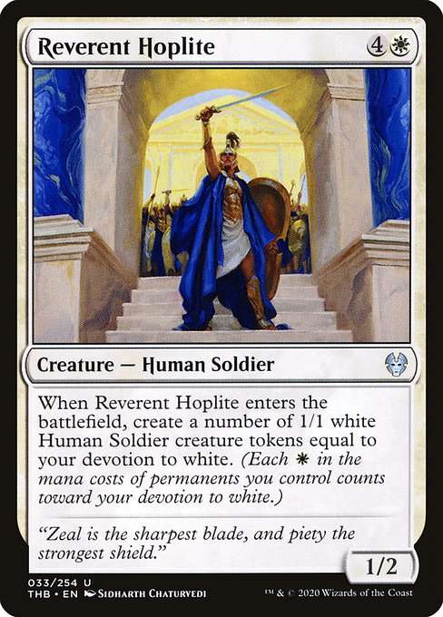 Reverent Hoplite [Foil]