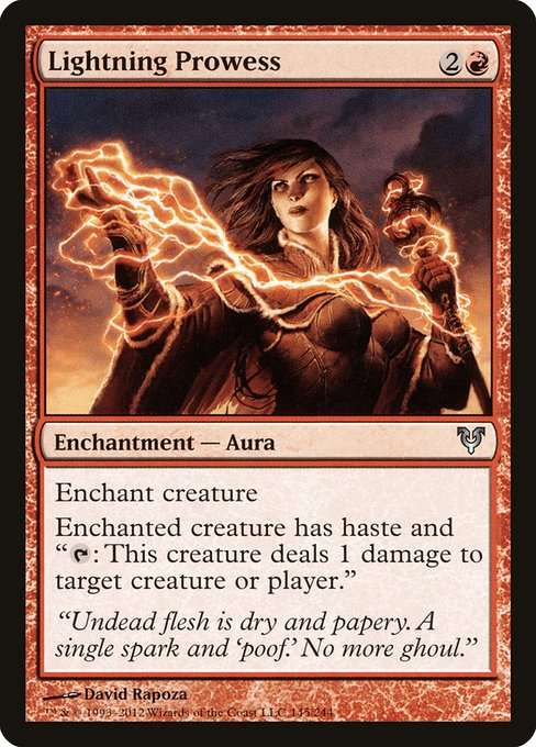 Lightning Prowess [Foil]