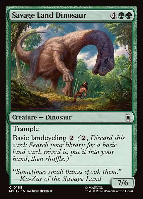 Savage Land Dinosaur [Foil]