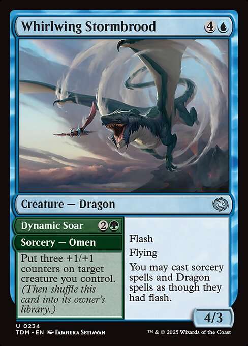 Whirlwing Stormbrood // Dynamic Soar [Foil]