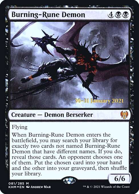 Burning-Rune Demon [Foil]