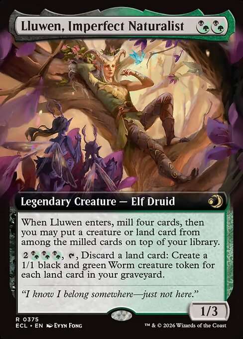 Lluwen, Imperfect Naturalist [Foil]