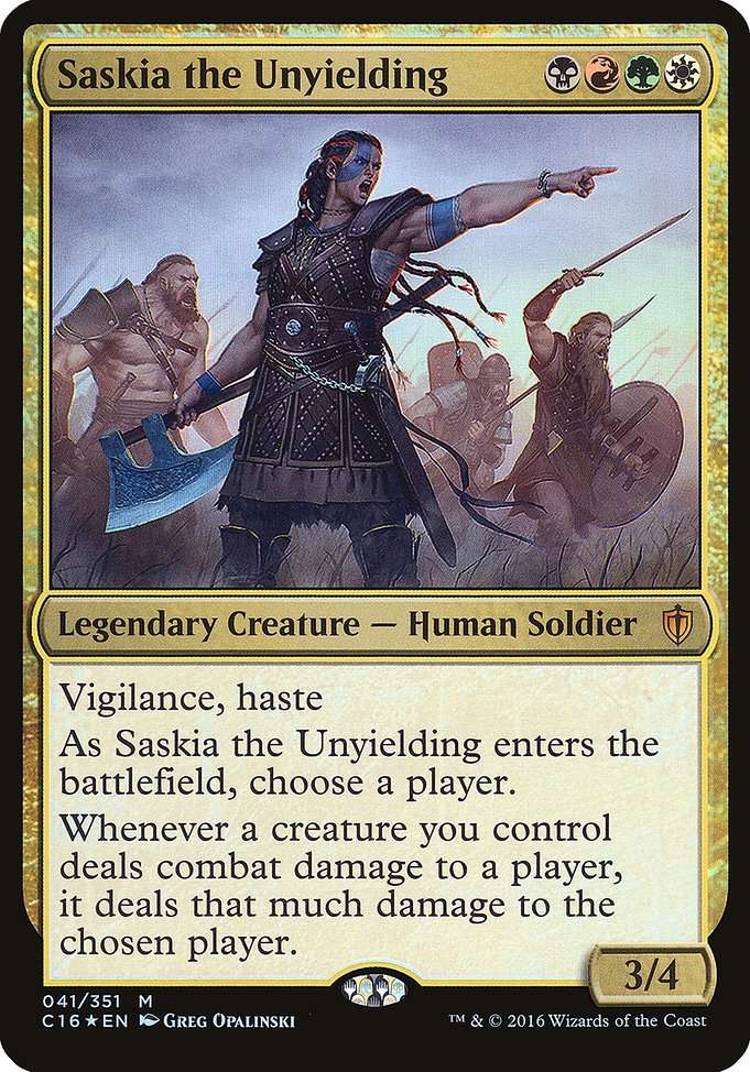 Saskia the Unyielding [Foil]