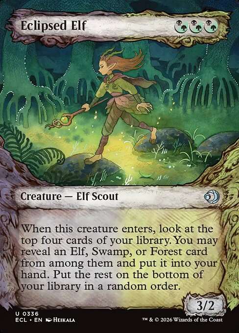 Eclipsed Elf [Foil]