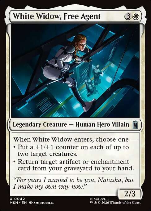 White Widow, Free Agent [Foil]