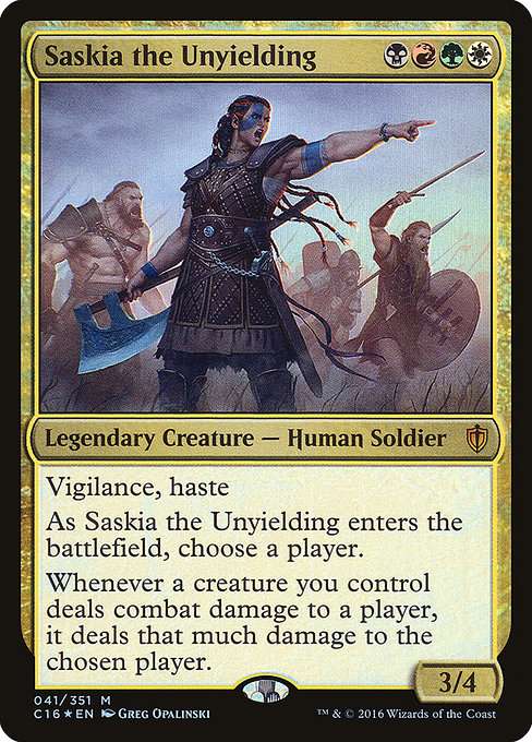 Saskia the Unyielding [Foil]
