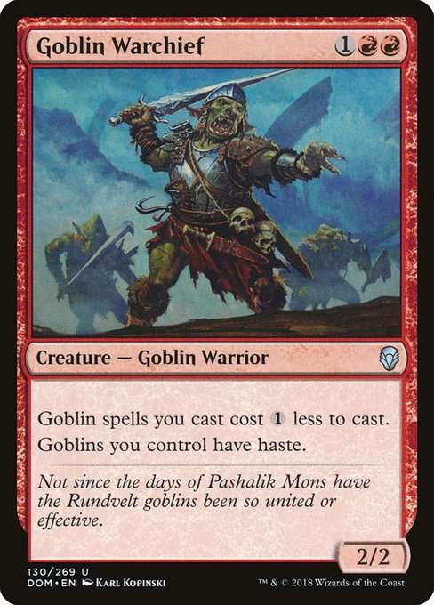 Goblin Warchief [Foil]