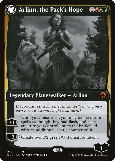 Arlinn, the Pack's Hope // Arlinn, the Moon's Fury [Foil]