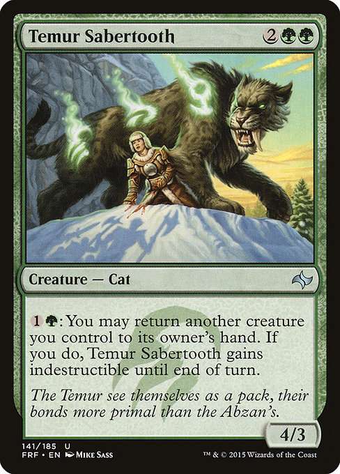 Temur Sabertooth [Foil]