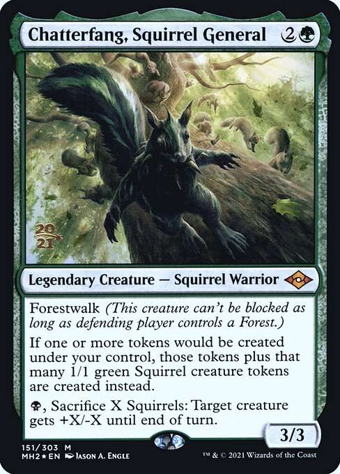 Chatterfang, Squirrel General [Foil]