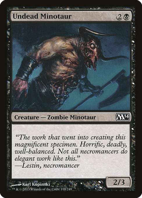 Undead Minotaur [Foil]