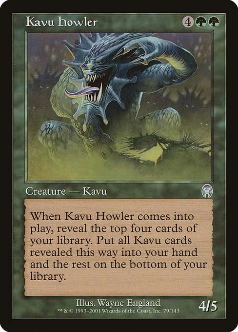 Kavu Howler [Foil]