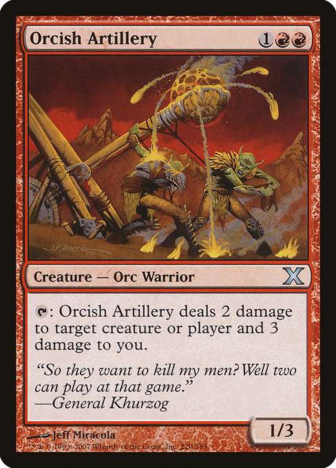 Orcish Artillery [Foil]