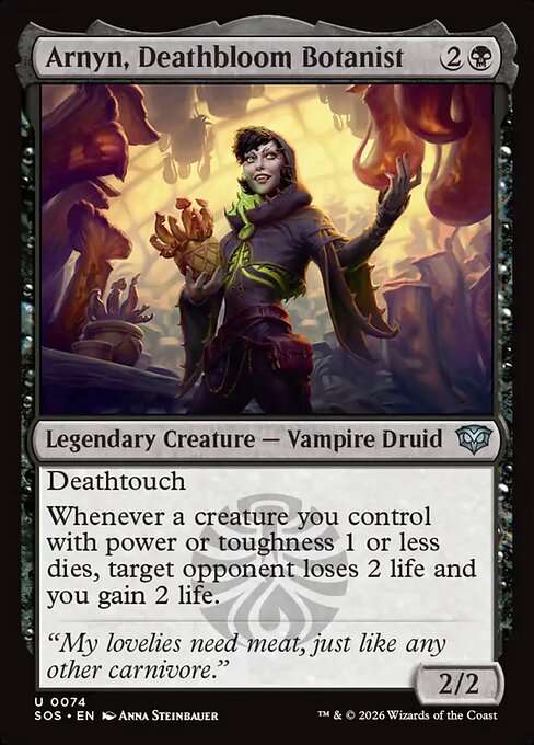 Arnyn, Deathbloom Botanist [Foil]