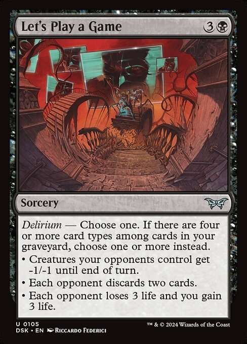 Let's Play a Game [Foil]
