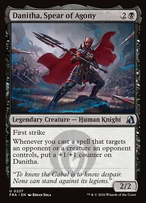 Danitha, Spear of Agony [Foil]