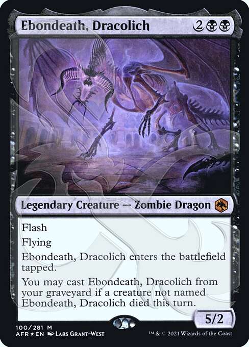 Ebondeath, Dracolich [Foil]