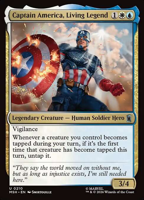 Captain America, Living Legend [Foil]