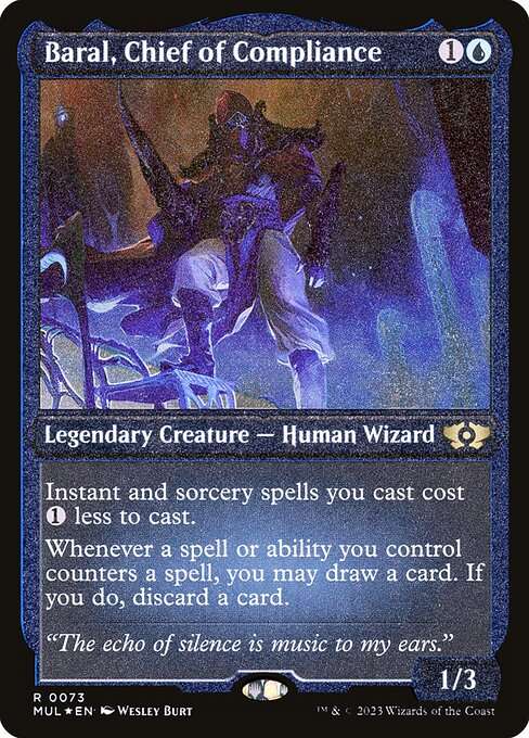 Baral, Chief of Compliance [Etched]