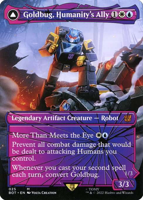 Goldbug, Humanity's Ally // Goldbug, Scrappy Scout [Foil]