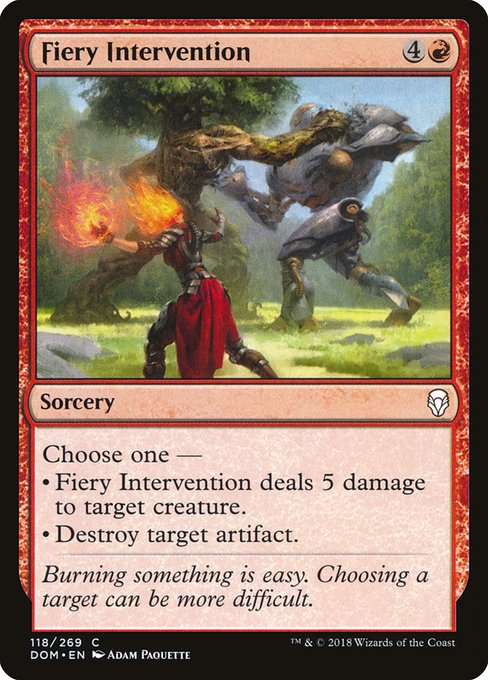 Fiery Intervention [Foil]
