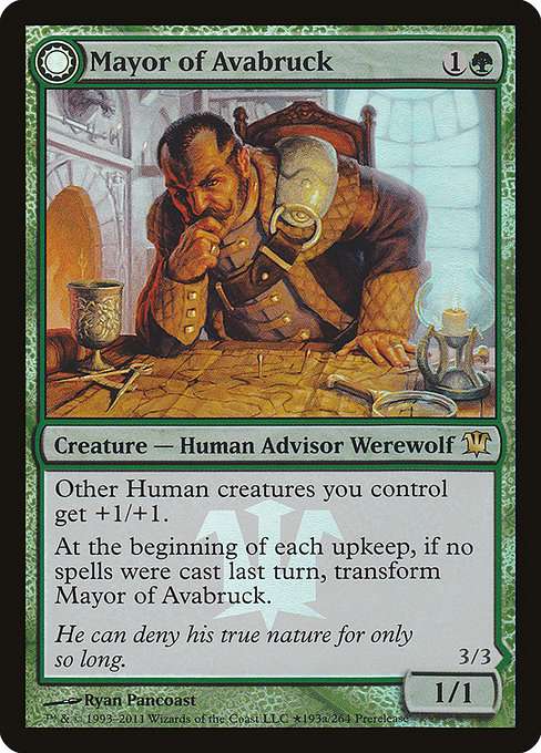 Mayor of Avabruck // Howlpack Alpha [Foil]