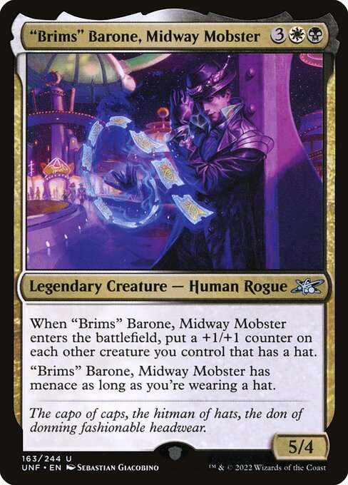 "Brims" Barone, Midway Mobster [Foil]