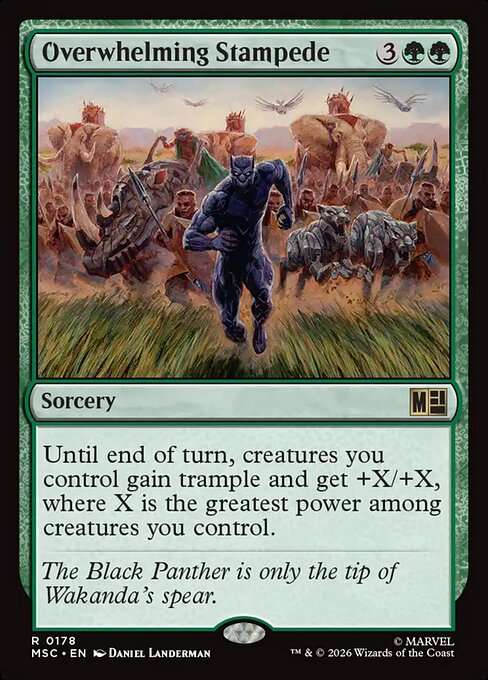 Overwhelming Stampede [Foil]