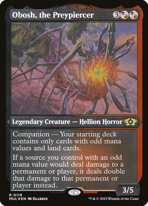 Obosh, the Preypiercer [Etched]