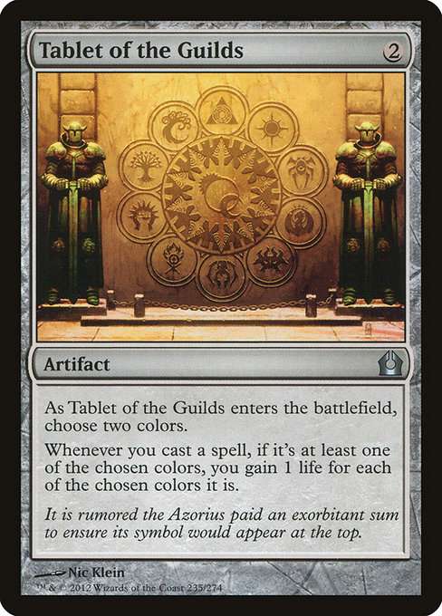 Tablet of the Guilds [Foil]