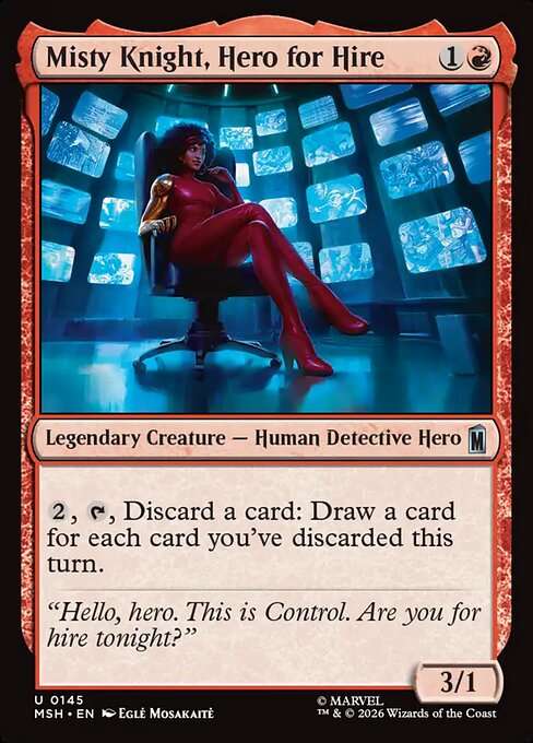 Misty Knight, Hero for Hire [Foil]