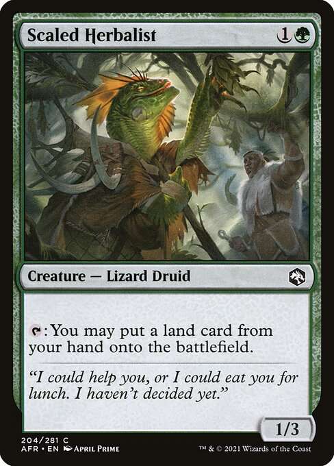 Scaled Herbalist [Foil]