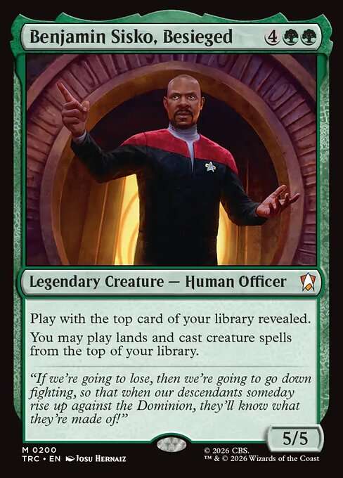 Benjamin Sisko, Besieged [Foil]