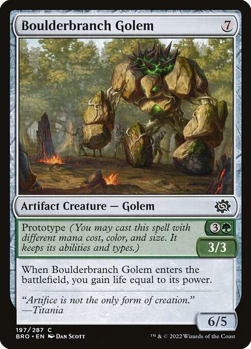 Boulderbranch Golem [Foil]