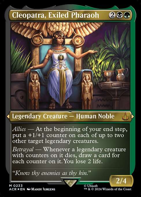 Cleopatra, Exiled Pharaoh [Etched]